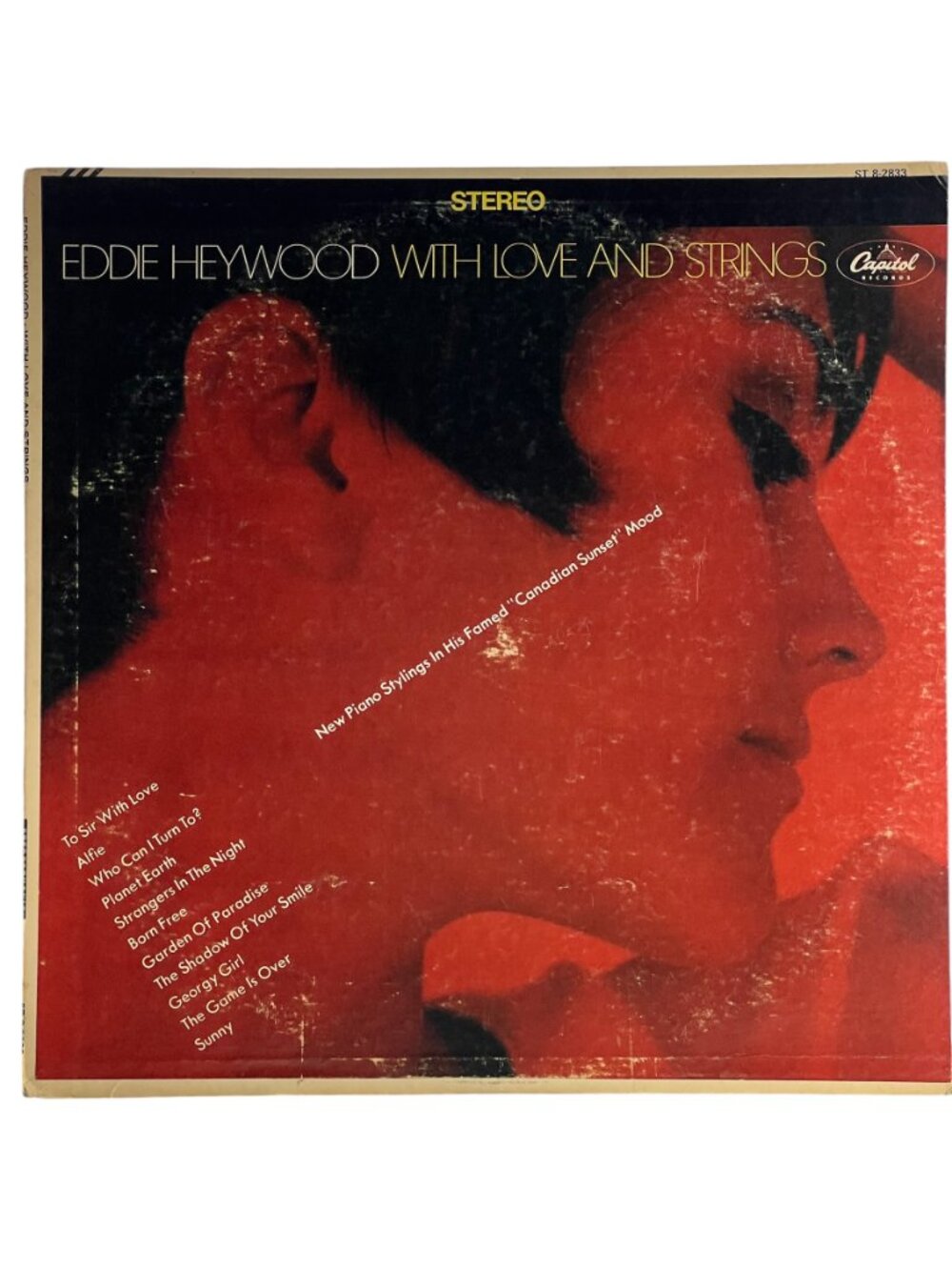 Eddie Heywood With Love and Strings Vintage 1967 Jazz Vinyl LP Capitol ST-82833